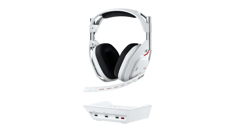 Logitech G Astro A50 (Gen 5) LIGHTSPEED Wireless Gaming Headset with Base Station - White Logitech G Astro A50 (Gen 5) LIGHTSPEED Wireless Gaming Headset with Base Station - White
