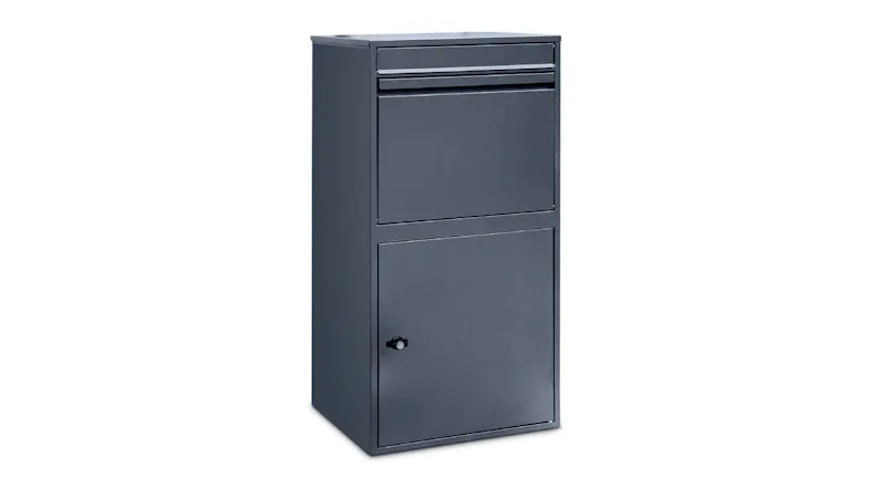 Tsb Living Secure Galvanized Parcel & Mail Drop-Box 90 x 38 x 45cm - Dark Grey Tsb Living Secure Galvanized Parcel & Mail Drop-Box 90 x 38 x 45cm - Dark Grey