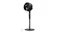 Side‑angled view of the Shark FlexBreeze cordless pedestal fan, highlighting its adjustable head and sleek, modern grey design Side‑angled view of the Shark FlexBreeze cordless pedestal fan, highlighting its adjustable head and sleek, modern grey design