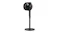 Rear view of the Shark FlexBreeze pedestal fan showing its ventilation fins, control panel area, and slim adjustable stand Rear view of the Shark FlexBreeze pedestal fan showing its ventilation fins, control panel area, and slim adjustable stand
