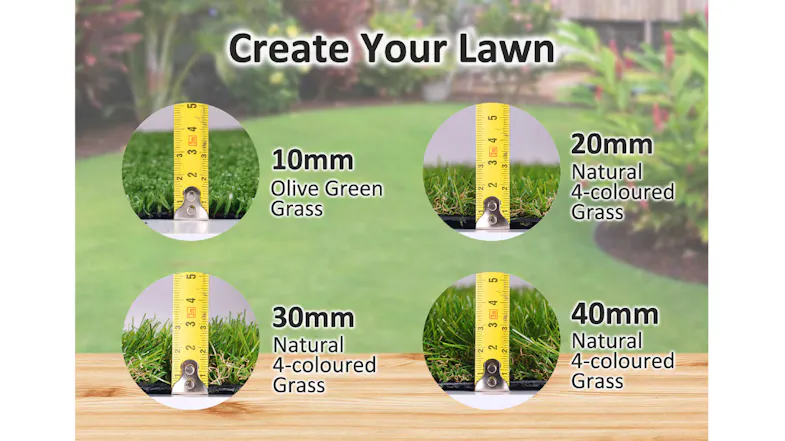 TSB Living Artifical Grass 40mm/1 x 10m - Olive TSB Living Artifical Grass 40mm/1 x 10m - Olive