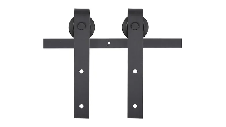 TSB Living Sliding Barn Door Track & Hardware Set with Soft Closer 2m - Black TSB Living Sliding Barn Door Track & Hardware Set with Soft Closer 2m - Black
