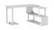 TSB Living L-Shaped Combination Desk and Shelving Unit with PC Tower Block - White TSB Living L-Shaped Combination Desk and Shelving Unit with PC Tower Block - White