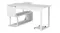 TSB Living L-Shaped Combination Desk and Shelving Unit with PC Tower Block - White TSB Living L-Shaped Combination Desk and Shelving Unit with PC Tower Block - White