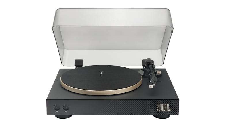 JBL Spinner Belt Driven Turntable with Bluetooth - Black/Gold (JBLSPINNERBTGLDAS) JBL Spinner Belt Driven Turntable with Bluetooth - Black/Gold (JBLSPINNERBTGLDAS)