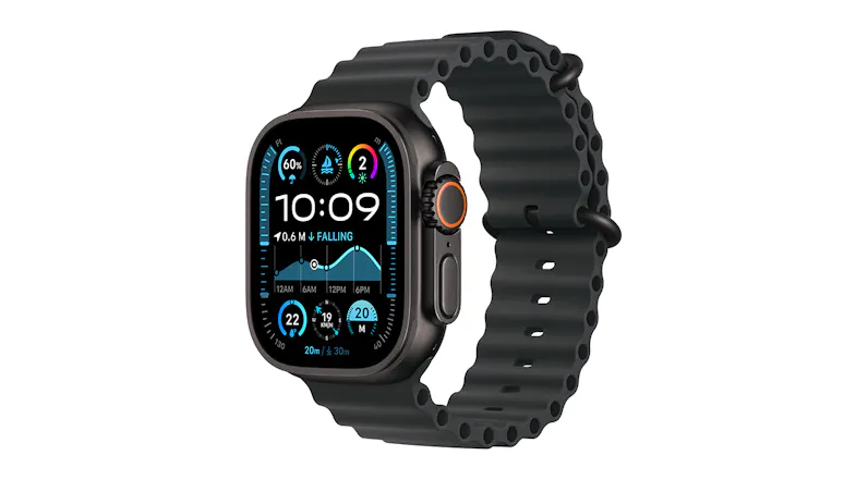Apple Watch Ultra 2 - Black Titanium Case with Black Ocean Band (49mm, GPS+Cellular, Bluetooth) Apple Watch Ultra 2 - Black Titanium Case with Black Ocean Band (49mm, GPS+Cellular, Bluetooth)
