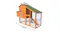 TSB Living Wooden Multi-Level Chicken Coop with Nest Boxes TSB Living Wooden Multi-Level Chicken Coop with Nest Boxes