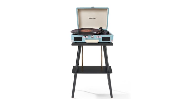 Crosley Cruiser Bluetooth Turntable with Storage Stand - Turquoise Crosley Cruiser Bluetooth Turntable with Storage Stand - Turquoise