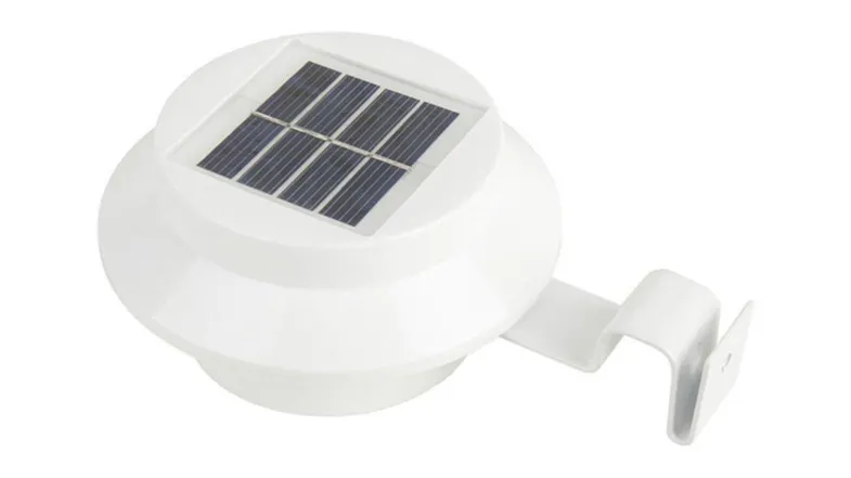 TSB Living Gutter-Mounted Solar Powered Floodlights 4pcs. - White TSB Living Gutter-Mounted Solar Powered Floodlights 4pcs. - White