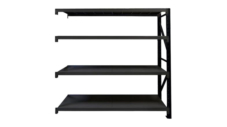 TSB Living 4-Tier Longspan Shelving Add-On Unit 1.5m - Black TSB Living 4-Tier Longspan Shelving Add-On Unit 1.5m - Black