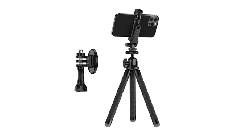 Apexel Flexible Octopus Tripod with Remote - Black (APL-JJ025) Apexel Flexible Octopus Tripod with Remote - Black (APL-JJ025)