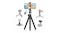 Apexel Flexible Octopus Tripod with Remote - Black (APL-JJ025) Apexel Flexible Octopus Tripod with Remote - Black (APL-JJ025)