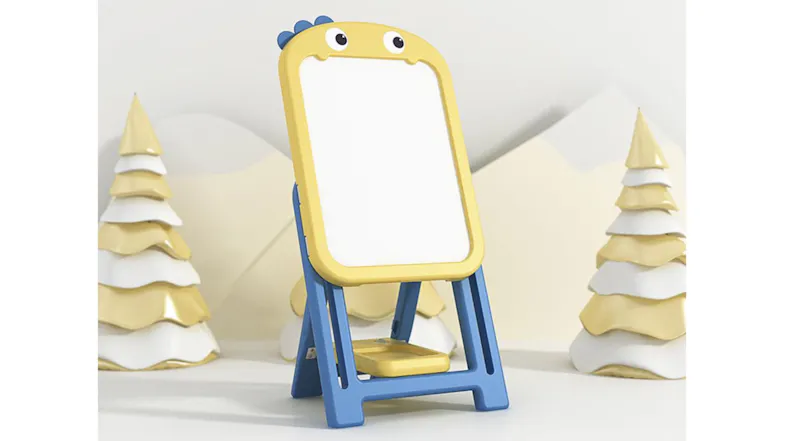TSB Living Children's Magnetic Adjustable Sketching Easel - Yellow/Blue Dinosaur TSB Living Children's Magnetic Adjustable Sketching Easel - Yellow/Blue Dinosaur
