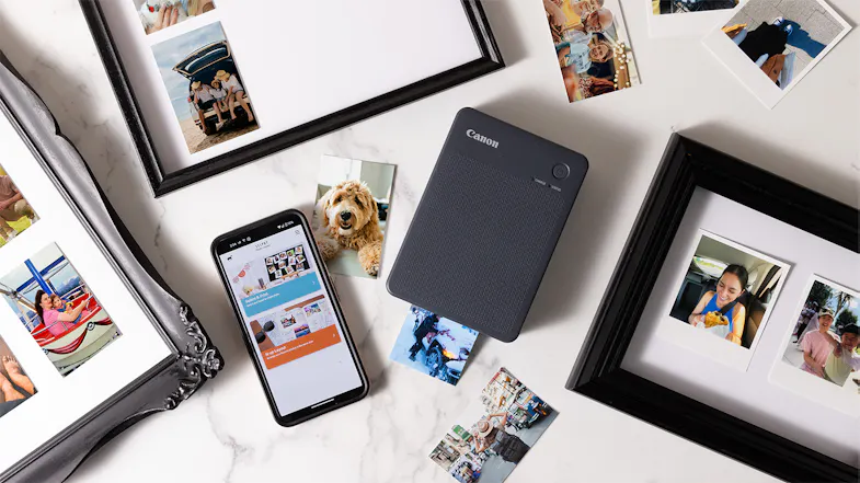 Canon Selphy Square QX20 72mm x 85mm Compact Photo Printer - Black Canon Selphy Square QX20 72mm x 85mm Compact Photo Printer - Black
