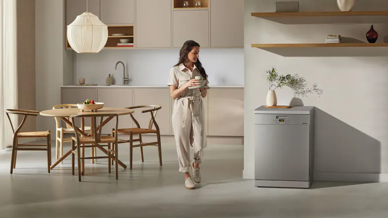 Miele 14 Place Setting Freestanding Dishwasher - CleanSteel (11587510) Miele 14 Place Setting Freestanding Dishwasher - CleanSteel (11587510)