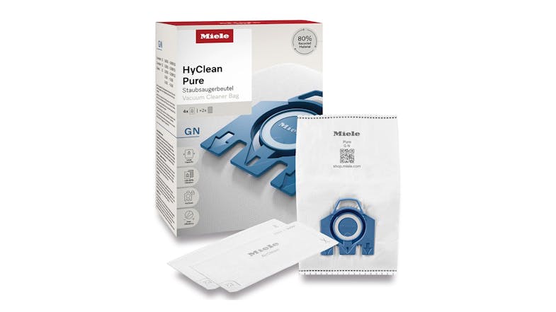 Miele GN HyClean Pure Replacement Vacuum Bags - 4 Pack (12421130) Miele GN HyClean Pure Replacement Vacuum Bags - 4 Pack (12421130)