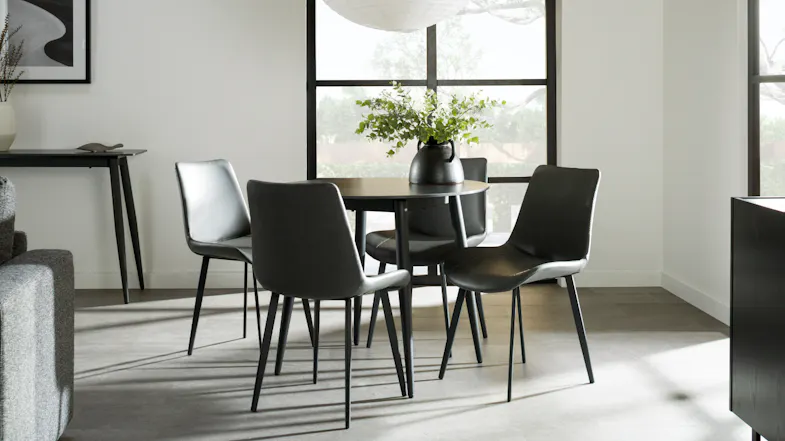 Nova 5 Piece Round Dining Suite Nova 5 Piece Round Dining Suite