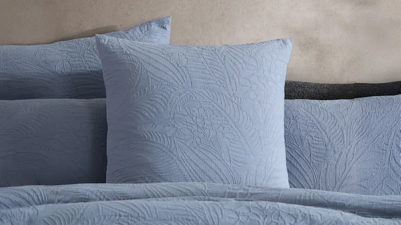 Kaia Slate European Pillowcase by Platinum Kaia Slate European Pillowcase by Platinum