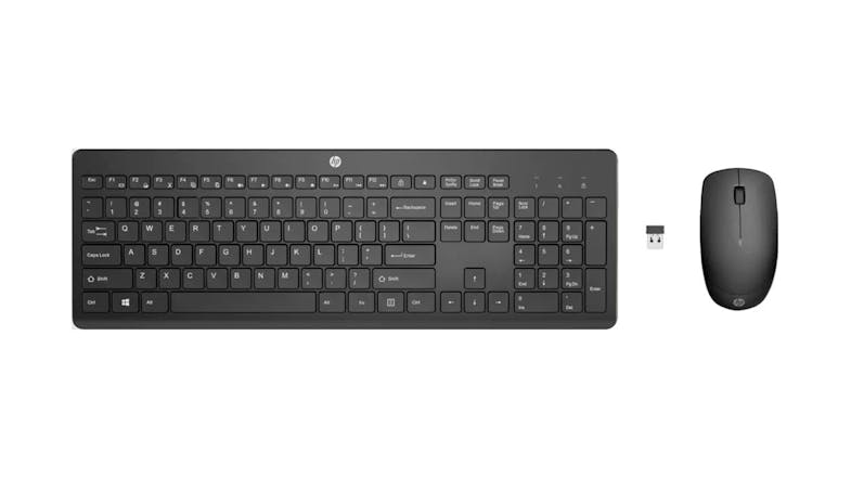 HP 230 Wireless Keyboard & Mouse Combo - Black (18H24AA) HP 230 Wireless Keyboard & Mouse Combo - Black (18H24AA)