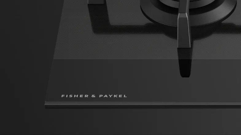 Fisher & Paykel 60cm 3 Burner Gas Cooktop - Black Glass (Series 9/CG603DNGGB4) Fisher & Paykel 60cm 3 Burner Gas Cooktop - Black Glass (Series 9/CG603DNGGB4)