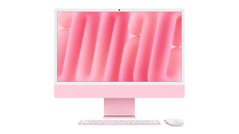 Apple iMac 24" M4 Chip 10-Core CPU & 10-Core GPU 16GB-RAM 256GB-SSD with Retina 4.5K Display - Pink (2024) Apple iMac 24" M4 Chip 10-Core CPU & 10-Core GPU 16GB-RAM 256GB-SSD with Retina 4.5K Display - Pink (2024)