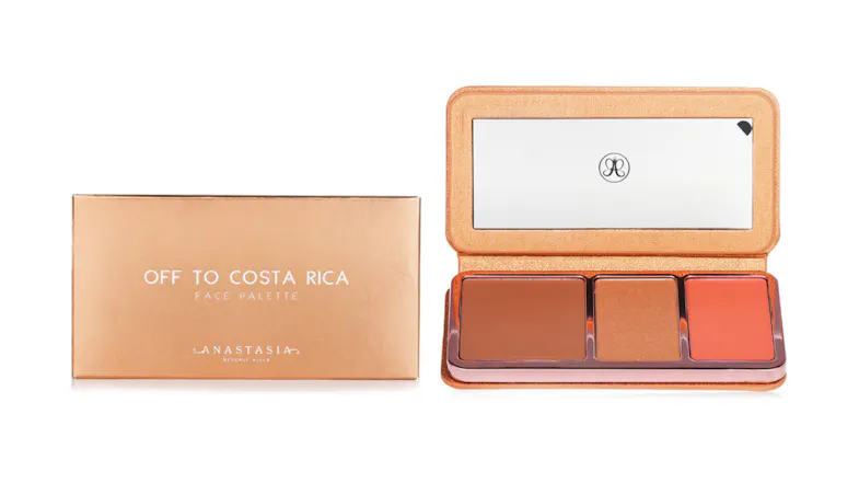 Face Palette (1x Bronzer, 1x Highlighter, 1x Blush) - # Off to Costa Rica (Medium-Tan) - 17.6g/0.62oz Face Palette (1x Bronzer, 1x Highlighter, 1x Blush) - # Off to Costa Rica (Medium-Tan) - 17.6g/0.62oz