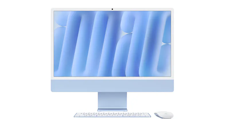 Apple iMac 24" M4 Chip 10-Core CPU & 10-Core GPU 24GB-RAM 512GB-SSD with Retina 4.5K Display - Blue (2024) Apple iMac 24" M4 Chip 10-Core CPU & 10-Core GPU 24GB-RAM 512GB-SSD with Retina 4.5K Display - Blue (2024)