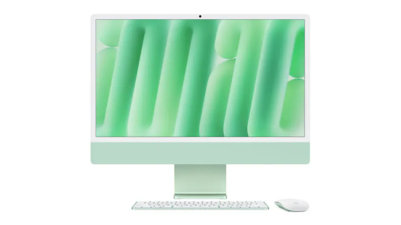 Apple iMac 24" M4 Chip 10-Core CPU & 10-Core GPU 24GB-RAM 512GB-SSD with Retina 4.5K Display - Green (2024) Apple iMac 24" M4 Chip 10-Core CPU & 10-Core GPU 24GB-RAM 512GB-SSD with Retina 4.5K Display - Green (2024)