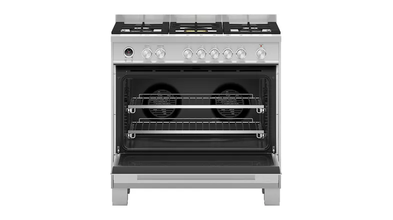Fisher & Paykel 90cm Dual Fuel Freestanding Oven with Gas Cooktop - Stainless Steel (Series 9/OR90SDG6X1) Fisher & Paykel 90cm Dual Fuel Freestanding Oven with Gas Cooktop - Stainless Steel (Series 9/OR90SDG6X1)