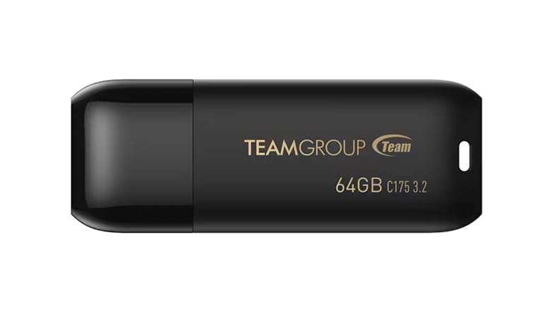 Team Group C175 USB 3.2 Flash Drive - 64GB (Black) Team Group C175 USB 3.2 Flash Drive - 64GB (Black)