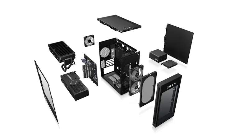 HP Omen Gaming Desktop - Intel Core i7 32GB-RAM 1TB-SSD 1TB-HDD NVIDIA GeForce RTX 4070 8GB Graphics HP Omen Gaming Desktop - Intel Core i7 32GB-RAM 1TB-SSD 1TB-HDD NVIDIA GeForce RTX 4070 8GB Graphics