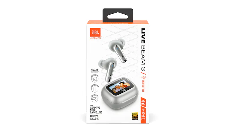 JBL Live Beam 3 Adaptive Noise Cancelling True Wireless In-Ear Headphones - Silver JBL Live Beam 3 Adaptive Noise Cancelling True Wireless In-Ear Headphones - Silver