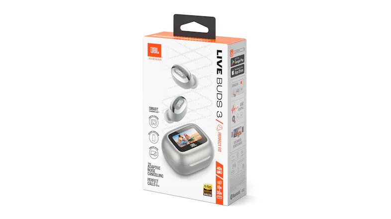JBL Live Buds 3 Adaptive Noise Cancelling True Wireless In-Ear Headphones - Silver JBL Live Buds 3 Adaptive Noise Cancelling True Wireless In-Ear Headphones - Silver