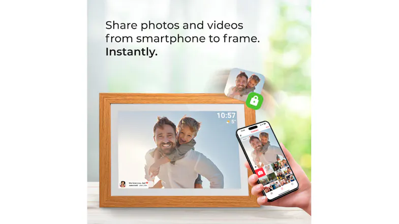 Jackson Frameo 15.6" Digital Photo Frame - White with Oak Frame (DPF1003) Jackson Frameo 15.6" Digital Photo Frame - White with Oak Frame (DPF1003)