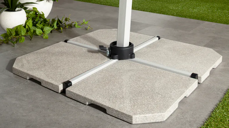 25KG Grey Granite Outdoor Umbrella Paver 25KG Grey Granite Outdoor Umbrella Paver