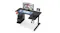 TSB Living Right-Handed L-Shaped Gaming Desk with Cup Holder, PC Tower Mount - Carbon Fiber Texture TSB Living Right-Handed L-Shaped Gaming Desk with Cup Holder, PC Tower Mount - Carbon Fiber Texture