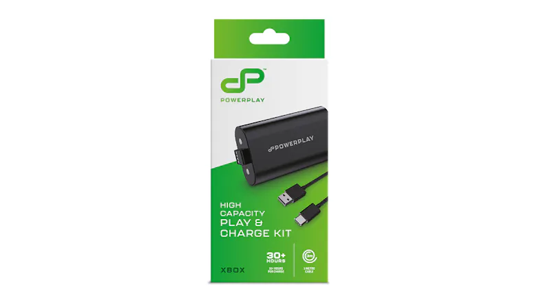 PowerPlay Play & Charge Kit for Xbox - Black PowerPlay Play & Charge Kit for Xbox - Black