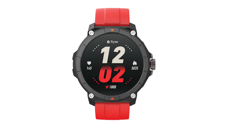Ryze Trek SmartWatch - Dark Grey Case with Black/Red Band (GPS, Bluetooth) Ryze Trek SmartWatch - Dark Grey Case with Black/Red Band (GPS, Bluetooth)