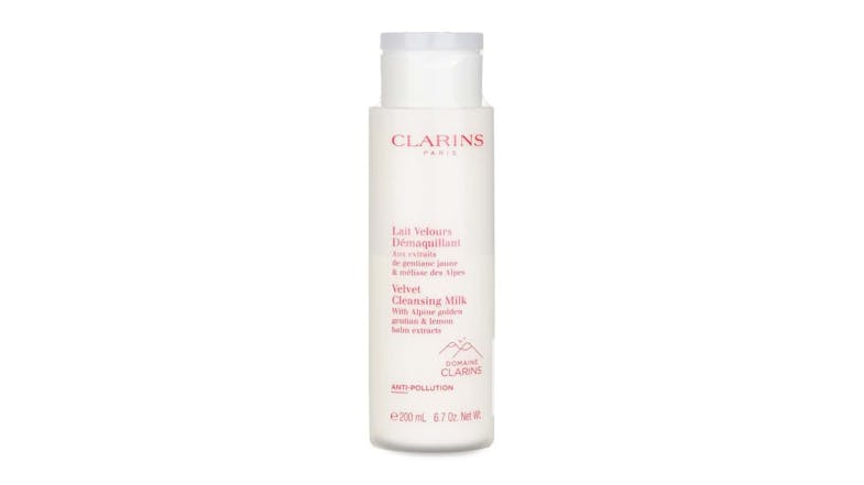 Clarins Velvet Cleansing Milk with Alpine Golden Gentian & Lemon Balm Extracts - 200ml/6.7oz Clarins Velvet Cleansing Milk with Alpine Golden Gentian & Lemon Balm Extracts - 200ml/6.7oz