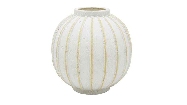 Stripes Terracotta Vase - 25.5cm Stripes Terracotta Vase - 25.5cm