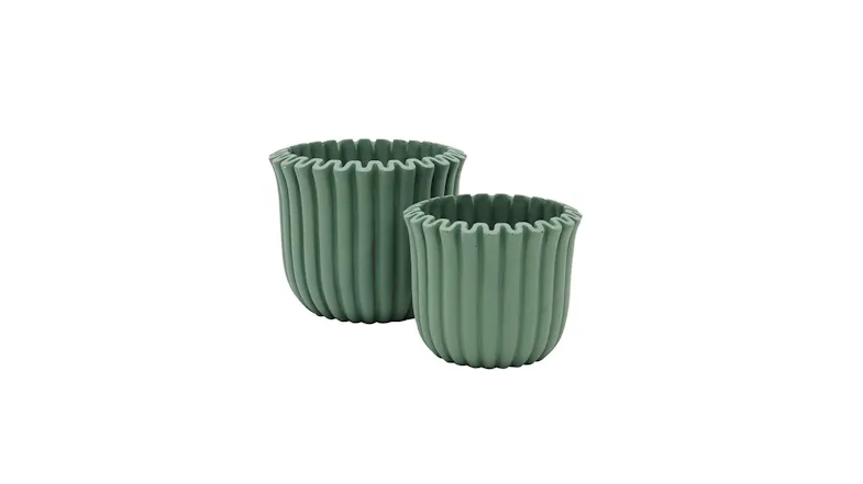 Wave Cement Pot - 16cm Wave Cement Pot - 16cm