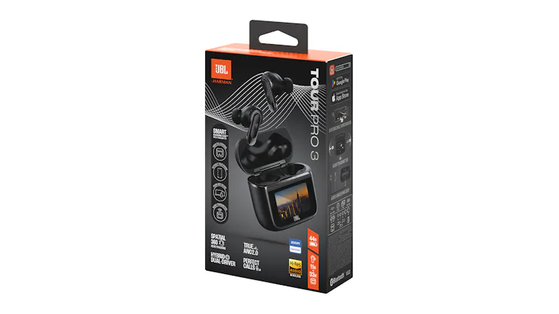 JBL Tour Pro 3 Adaptive Noise Cancelling True Wireless In-Ear Headphones - Black JBL Tour Pro 3 Adaptive Noise Cancelling True Wireless In-Ear Headphones - Black