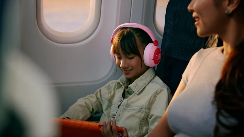 JBL Junior 470 Active Noise Cancelling Wireless Over-Ear Headphones - Pink JBL Junior 470 Active Noise Cancelling Wireless Over-Ear Headphones - Pink