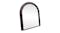 Mira Weathered Brown 90cm Wooden Arch Frame Mirror Mira Weathered Brown 90cm Wooden Arch Frame Mirror