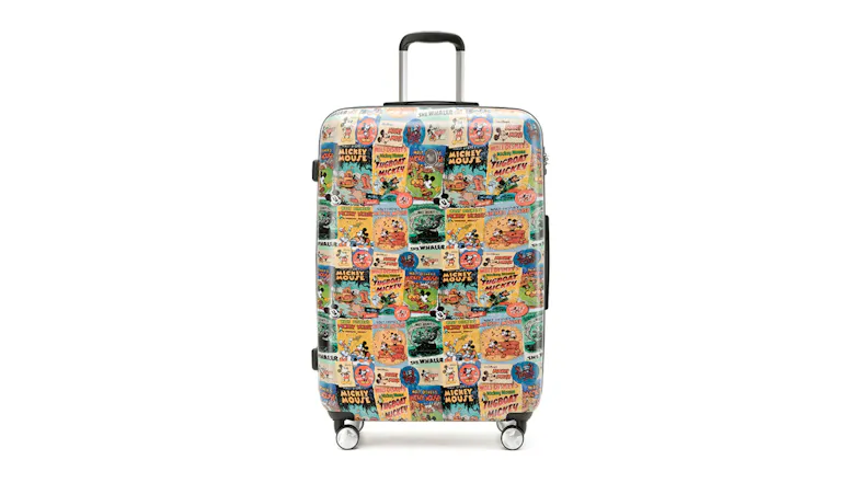 Disney Hardcase Luggage 75cm - Retro Comic Print Disney Hardcase Luggage 75cm - Retro Comic Print