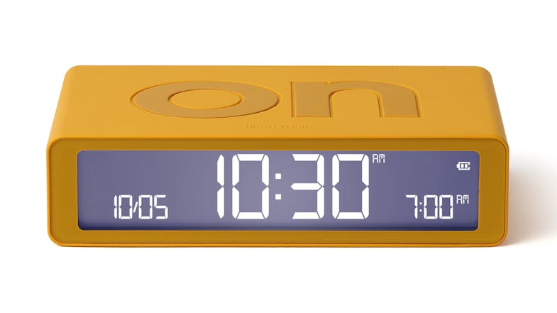 Lexon Flip+ Alarm Clock with USB-C Charging - Yellow Lexon Flip+ Alarm Clock with USB-C Charging - Yellow