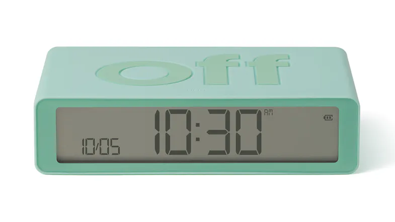 Lexon Flip+ Alarm Clock with USB-C Charging - Mint Lexon Flip+ Alarm Clock with USB-C Charging - Mint