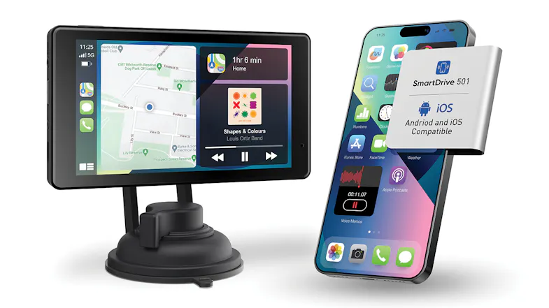 Parkmate 5" Smart Monitor with Single Channel Dashcam - Black (1080p, Wi-Fi Enabled) Parkmate 5" Smart Monitor with Single Channel Dashcam - Black (1080p, Wi-Fi Enabled)