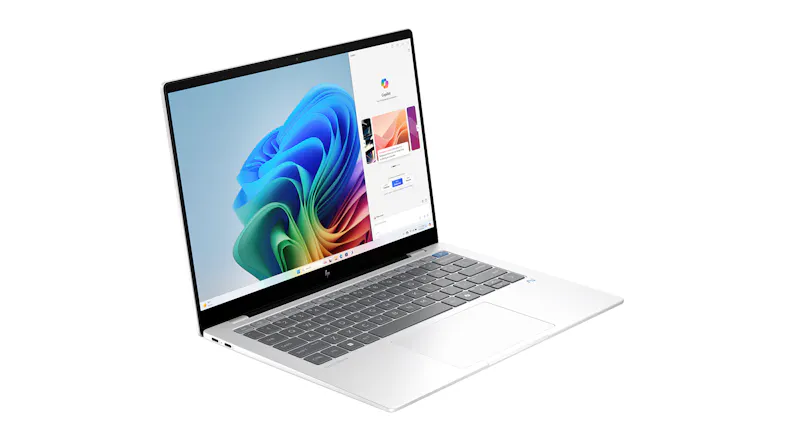HP OmniBook X 14" Laptop - Snapdragon X Plus 16GB-RAM 512GB-SSD Copilot+ PC - Glacier Silver (14-FE1000QU) HP OmniBook X 14" Laptop - Snapdragon X Plus 16GB-RAM 512GB-SSD Copilot+ PC - Glacier Silver (14-FE1000QU)