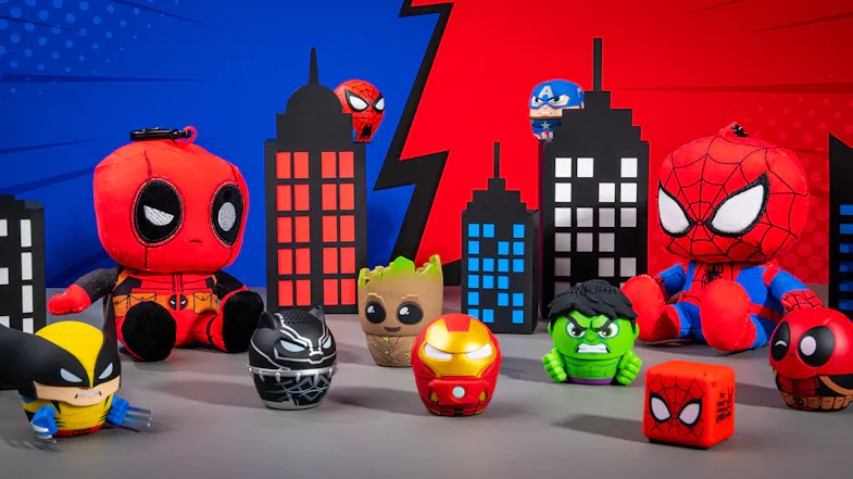 Bitty Boomers Portable Bluetooth Speaker - Marvel: Spider-Man Bitty Boomers Portable Bluetooth Speaker - Marvel: Spider-Man